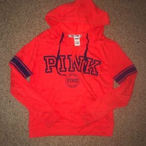 victoria’s secret PINK quarter zip hoodie